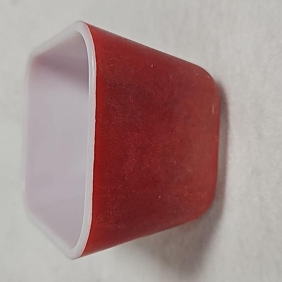 2-Pyrex 501-502 Primary Refrigerator dishes Red-Blue - Picture 3 of 11